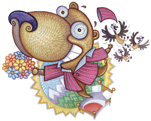 Spring Bear cartoon